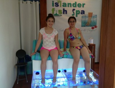 Islander Fish Spa-Nuestros peces dan lujo a tu piel con un masaje natural 