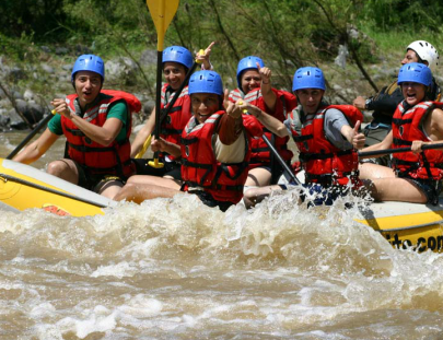 Mochilazo-Rafting on Río Pescados