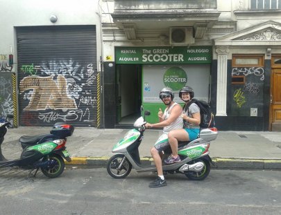 The Green Scooter-Scooter Tours around Buenos Aires