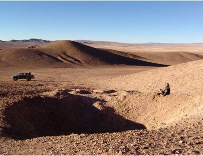 Museo Del Meteorito-Expedition to the Monturaqui crater in Chile, the biggest crater in all Southamerica