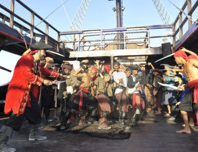 A Pirate Boat in Dominican Republican - Ocean Adventures Punta Cana