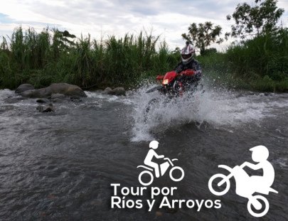 ¡Un tour por ríos y arroyos en motocicleta! - CA Tours 