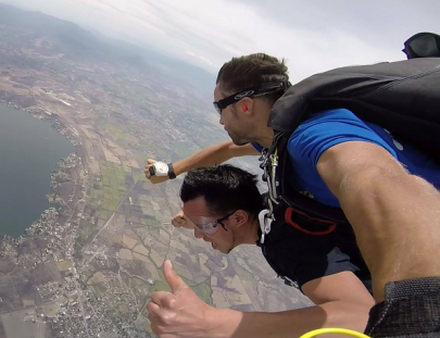 Skydive Mexico-Tandem Skydive and freefall 