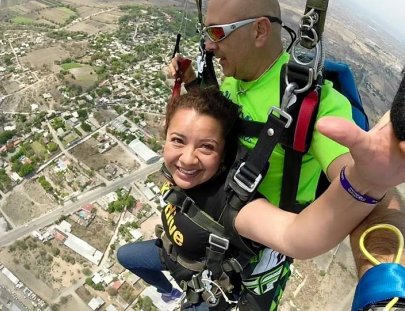 Skydive Mexico-Tandem Skydive and freefall 
