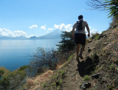 Lake Atitlan-Caminata de Santa Cruz a Tzununa con vistas impresionantes del Lago de Atitlán 
