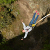 Aventureros-Salto Bungee desde el puente de Puenton Berduchi