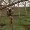 Osorno Extremo-10 mm steel cables, bridges and stairs in this extreme canopy circuit at Chile