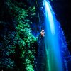 Ktalyst-Dos descensos de rappel nocturno sobre una catarata de 42 metros 