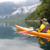 Chile Nativo-Kayaking on the river through Pumalin Park