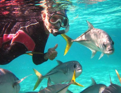 Snorkel alrededor  de la Isla de San Pedro  - Grump and Happy