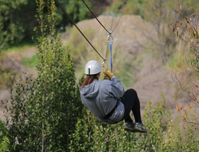 Hacienda Los Castaños-Canopy across the Maipo River