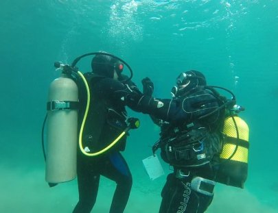 Las Tacas Dive Ressort-First time scuba dive in confined waters