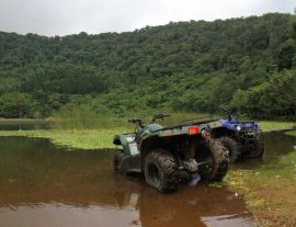 Cuadritour El Salvador-Adventure ATV tour on plantation and jungle trails in  El Salvador 