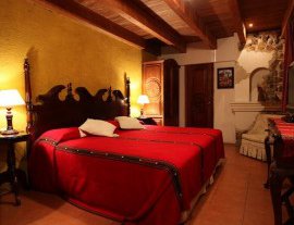 A colonial style hotel at a historical location - Hotel Candelaria