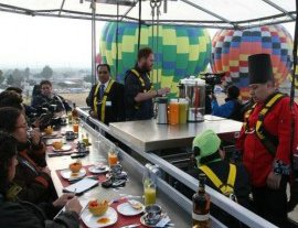 Volare-Volar en globo sobre los templos de Teotihuacán